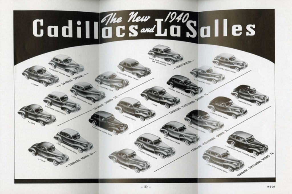 1940 Cadillac LaSalle Data Book Page 99
